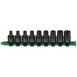 Carlyle Tools - 9 Piece 3/8 Drive Metric External Torx Star Impact Socket Set - 61-0219
